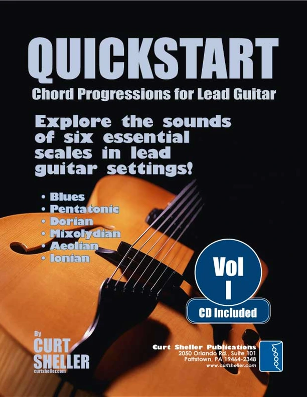 QuickStart - Chord Progressions for Lead Guitar - Vol I Book and CD