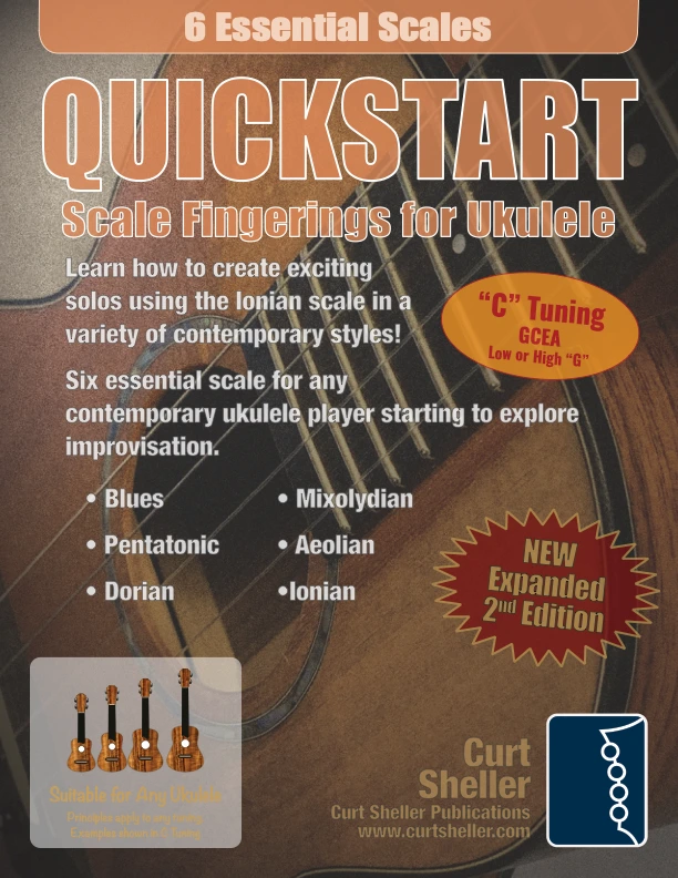 QuickStart Scale Fingerings for Ukulele, Volume I, C Tuning