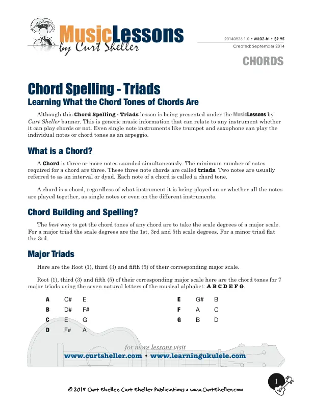 Chord Spelling - Triads