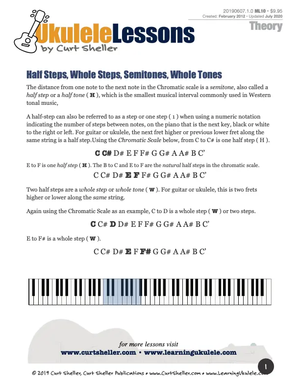 Whole Steps and Half Steps Explained