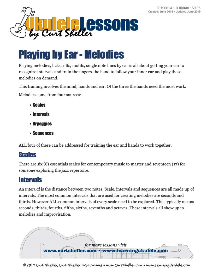 Playing by Ear - Melodies