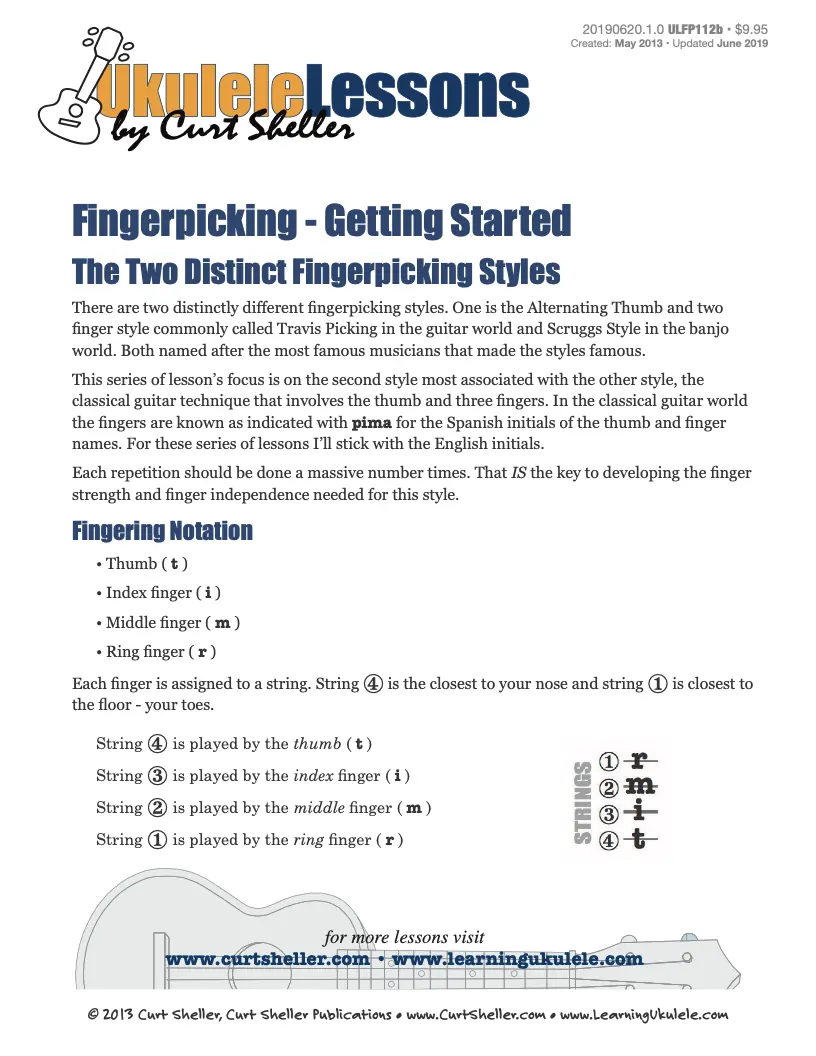 Fingerpicking for Ukulele - Getting Started