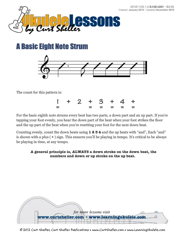 `Ukulele Strums - Core Pattern 4.1
