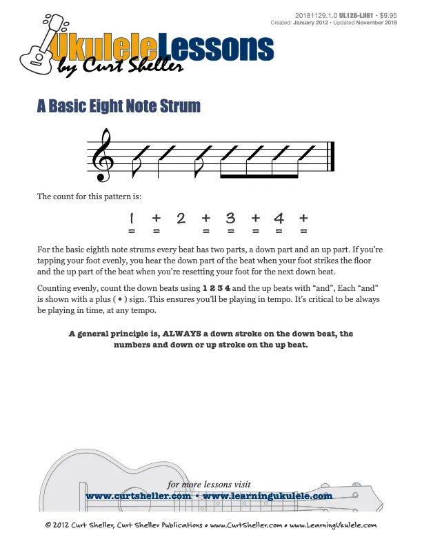 `Ukulele Strums - Core Pattern 6.1