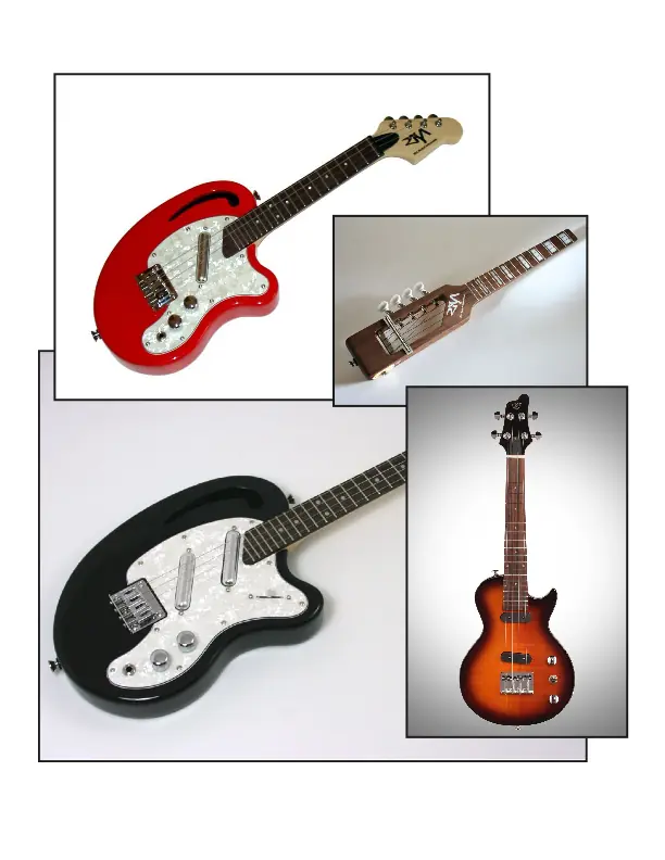 Solidbody Electric `Ukuleles