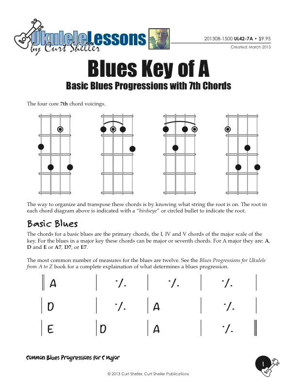 Basic Blues Progressions in A Major