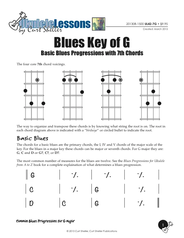 Basic Blues Progressions in G Major