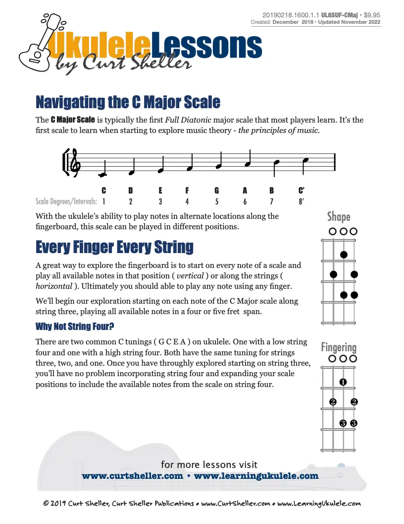 Navigating the C Major Scale