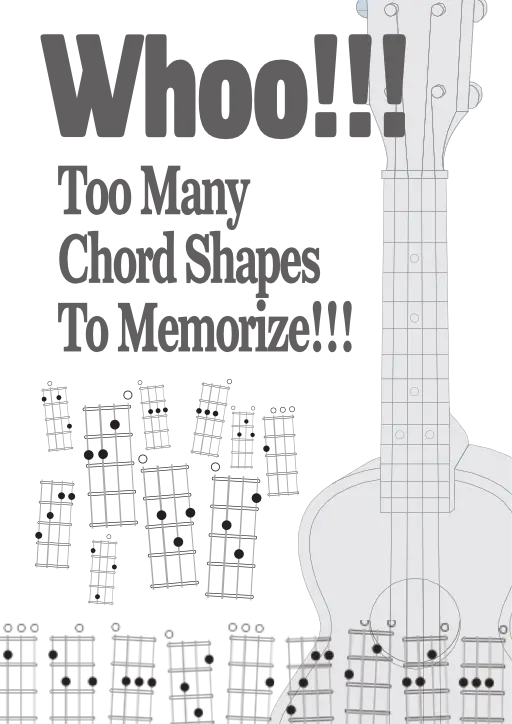 Whoo!!!, Too Many Chord Shapes to Memorize!!!