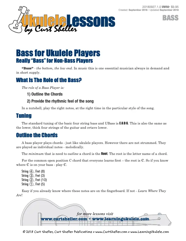 Bass for Ukulele Players